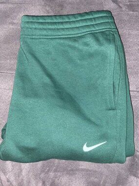Green Nike Sweatpants Boy's Large